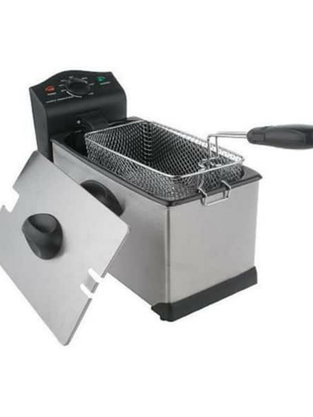 Cook's Essentials 3-Quart Stainless Steel Deep Fryer - New